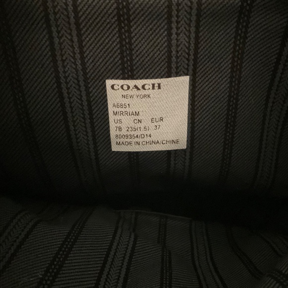 Coach black leather riding boots - Picture 5 of 6